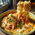 Creamy Cheesy Chicken Ramen