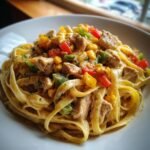 Creamy Cowboy Chicken Linguine