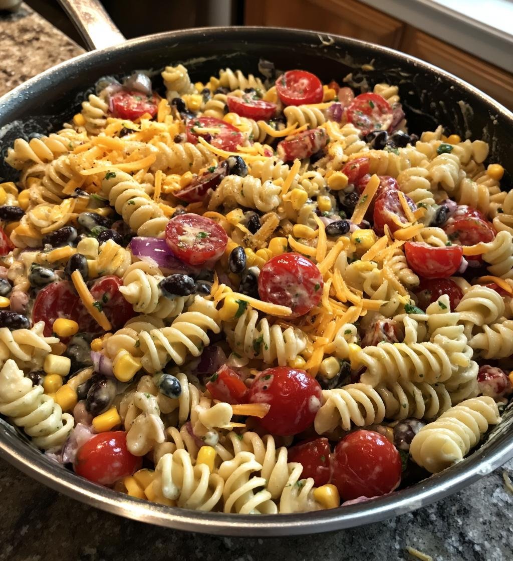 Creamy Ranch Taco Pasta Salad - detail 1