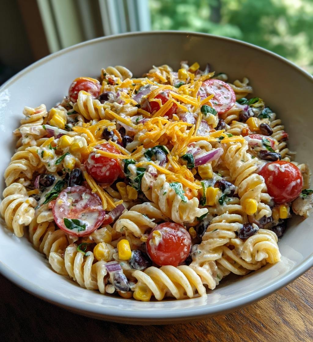 Creamy Ranch Taco Pasta Salad
