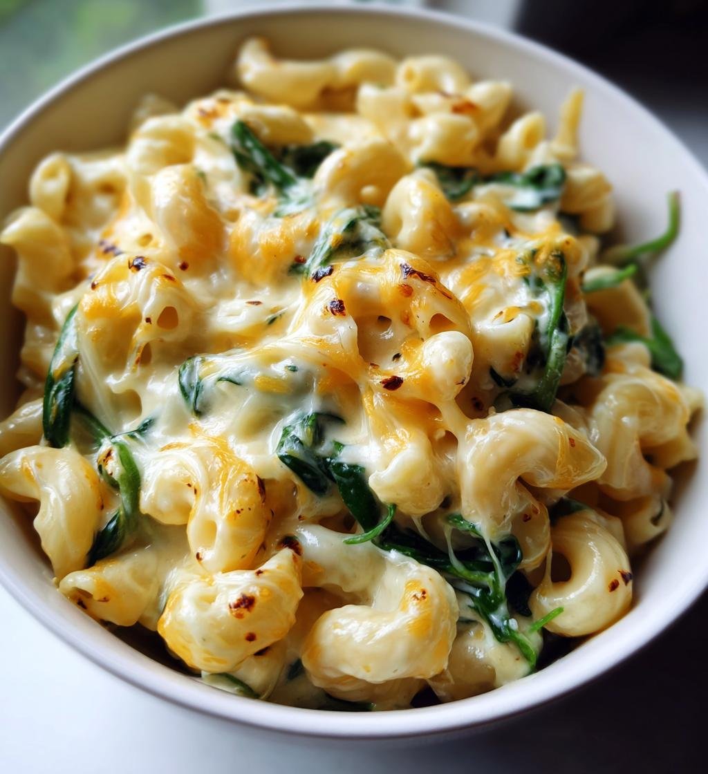 Creamy Spinach Mac and Cheese - detail 1