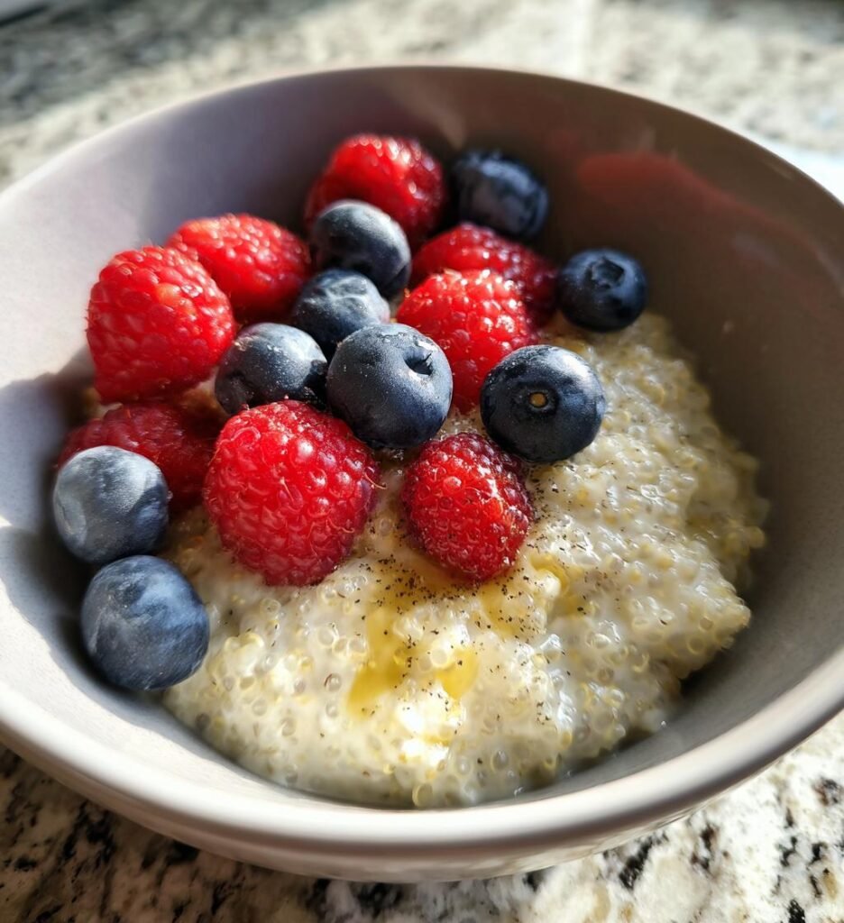Creamy Vanilla Quinoa Pudding