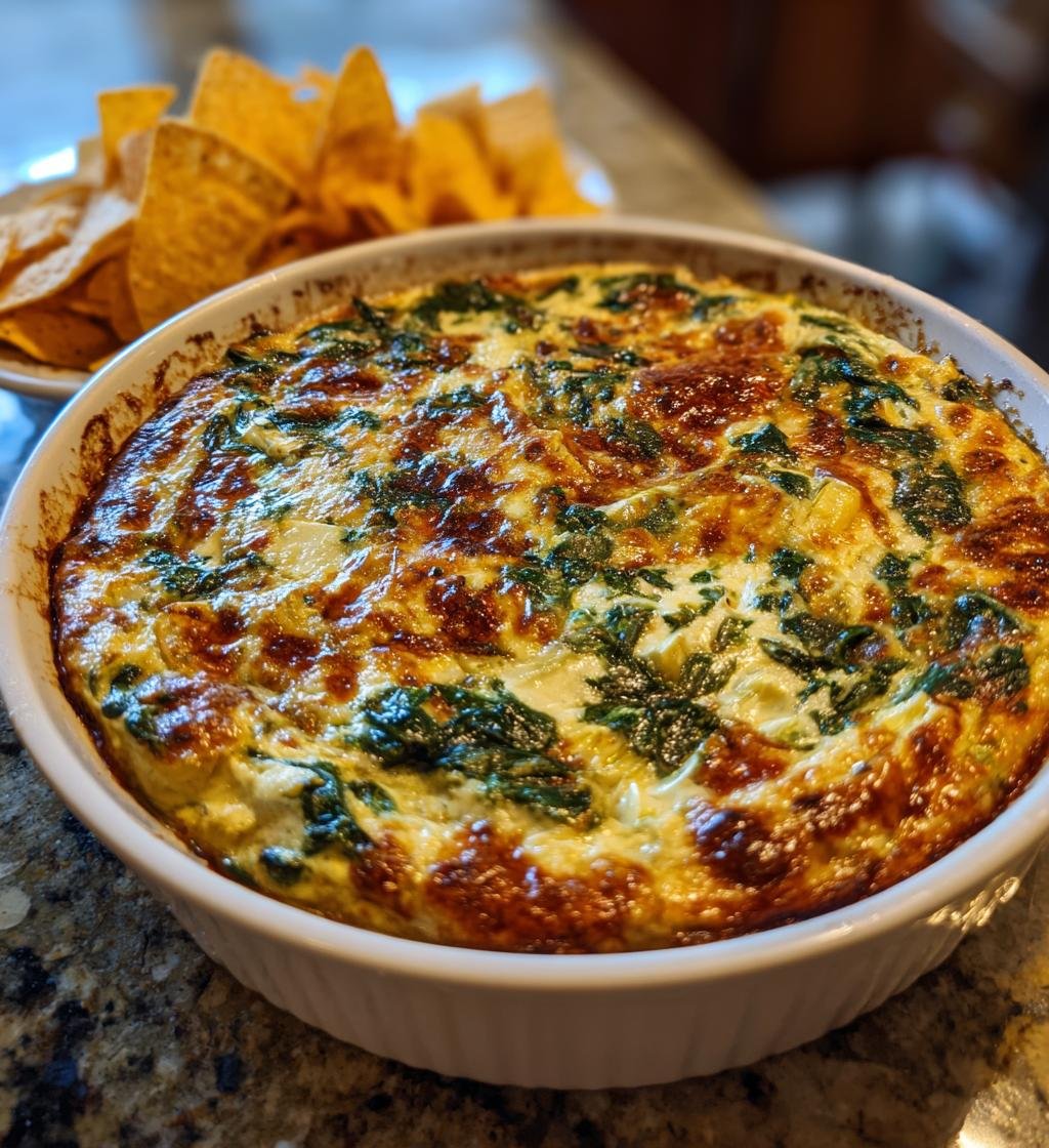 Creamy Vegan Spinach Artichoke Dip - detail 1