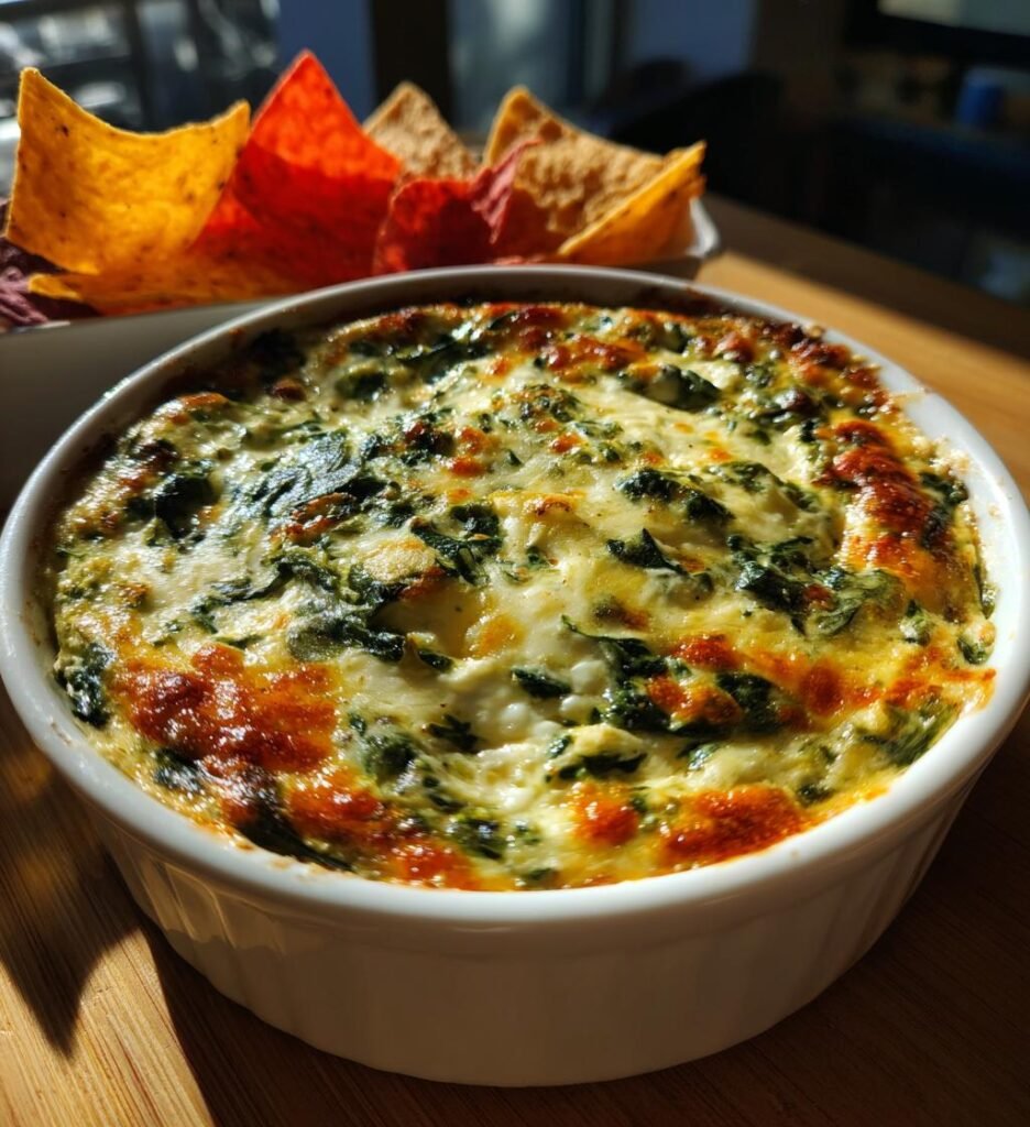 Creamy Vegan Spinach Artichoke Dip