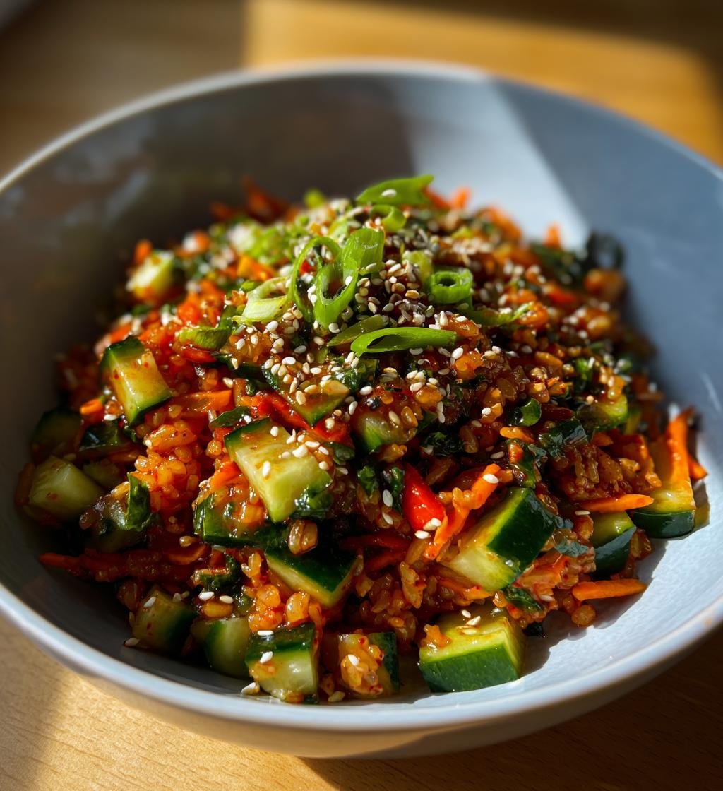 Crispy Gochujang Rice Salad - detail 1