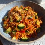 Crispy Gochujang Rice Salad