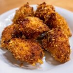 Crispy Oven Fried Garlic Mushrooms