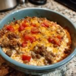 Crock Pot Cheesy Hamburger Dip