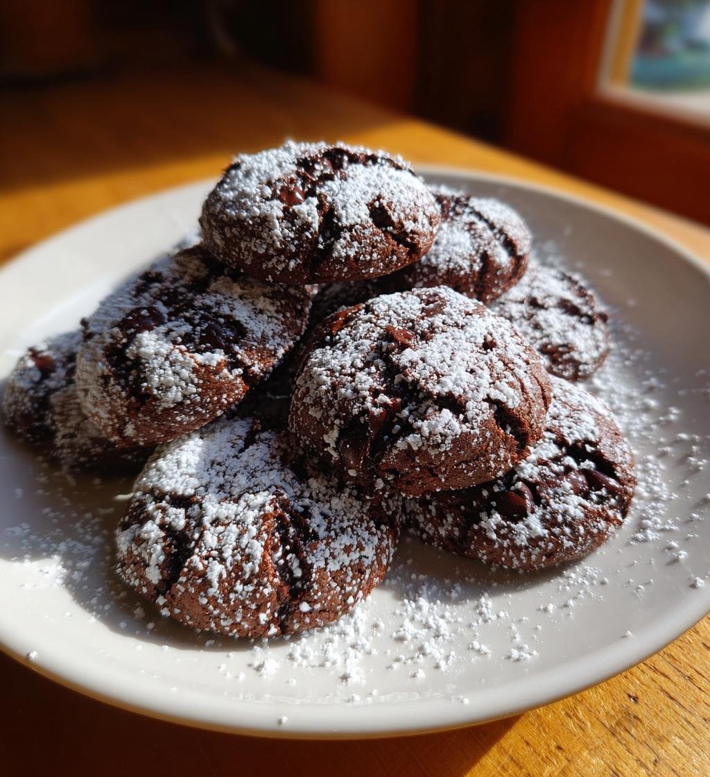 Double Chocolate Snowball Cookies - detail 1