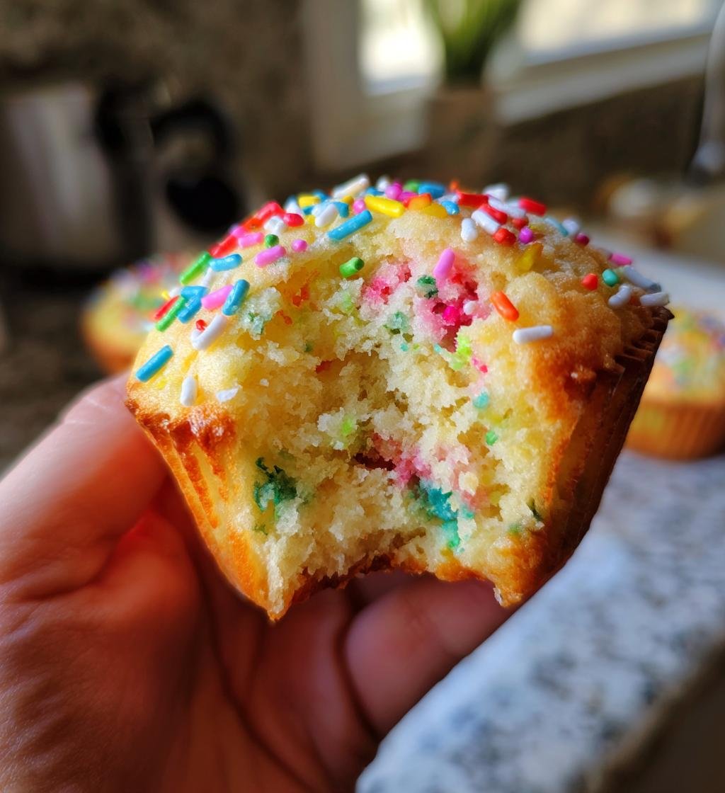 Easy Funfetti Greek Yogurt Muffins