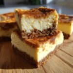 Eggnog Cheesecake Bars