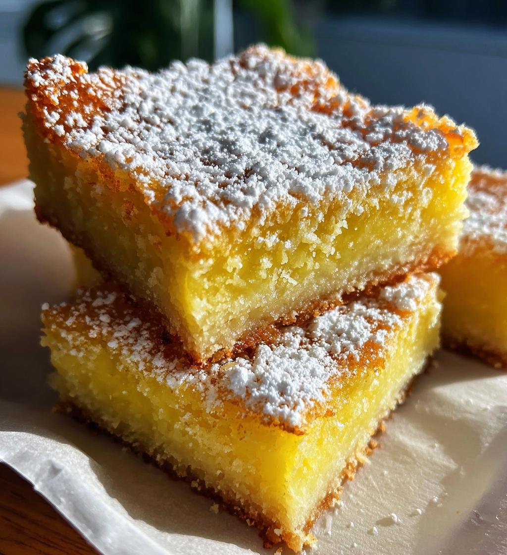Eggnog Gooey Butter Bars - detail 1