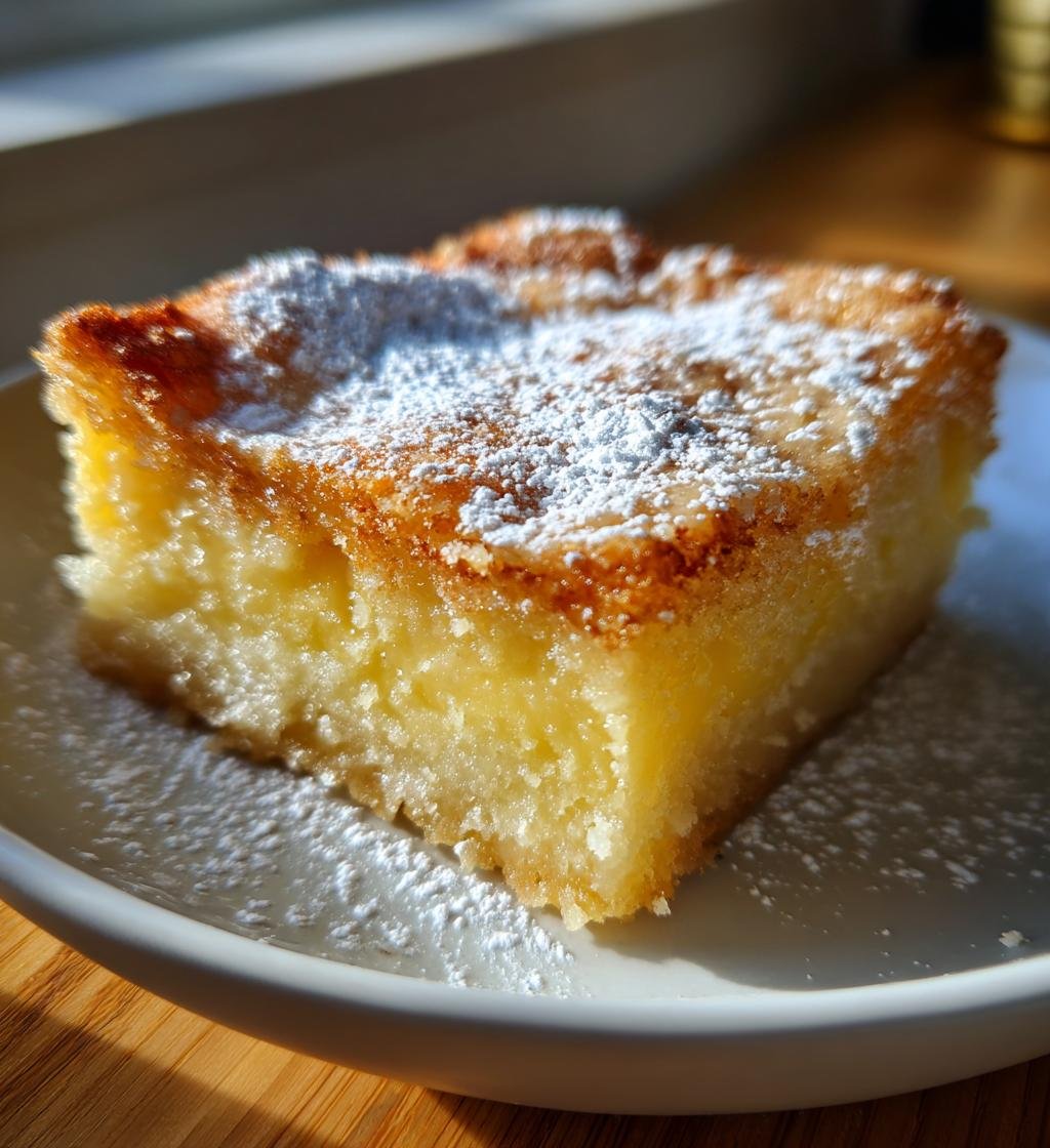 Eggnog Gooey Butter Bars