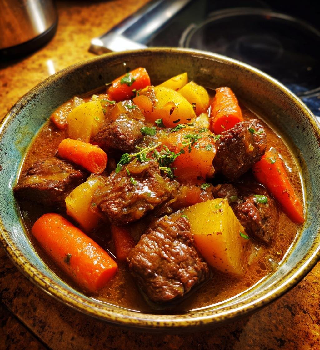 Fall Apple Cider Stew Mash