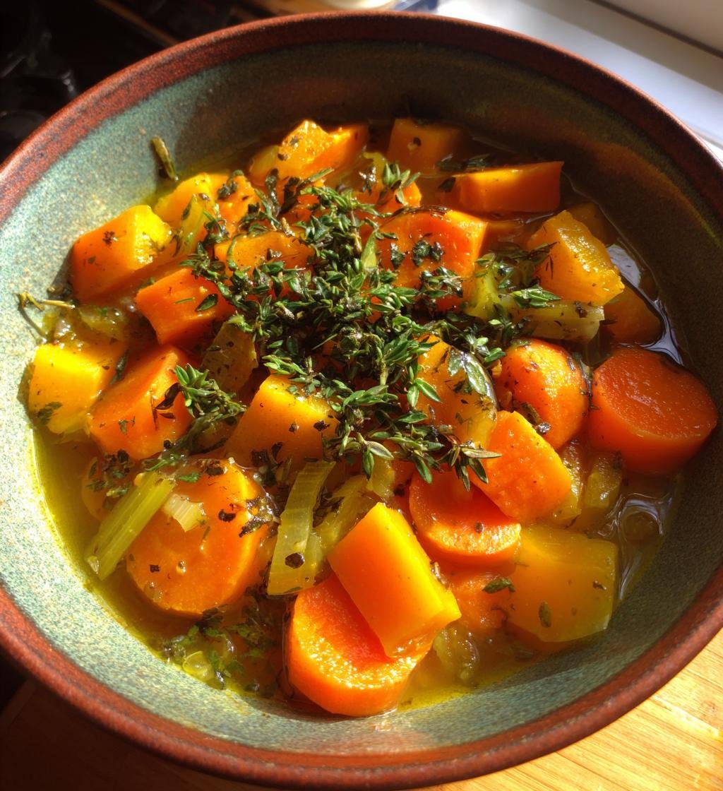 Fall Harvest Vegetable Soup - detail 1