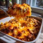 French Onion Beef Rice Casserole