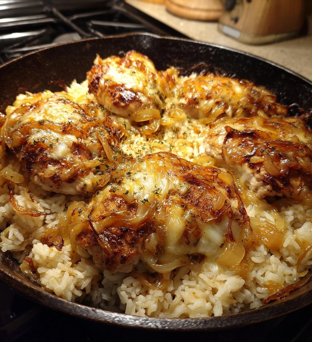 French Onion Chicken and Rice - detail 1