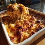 French Onion Orzo Bake
