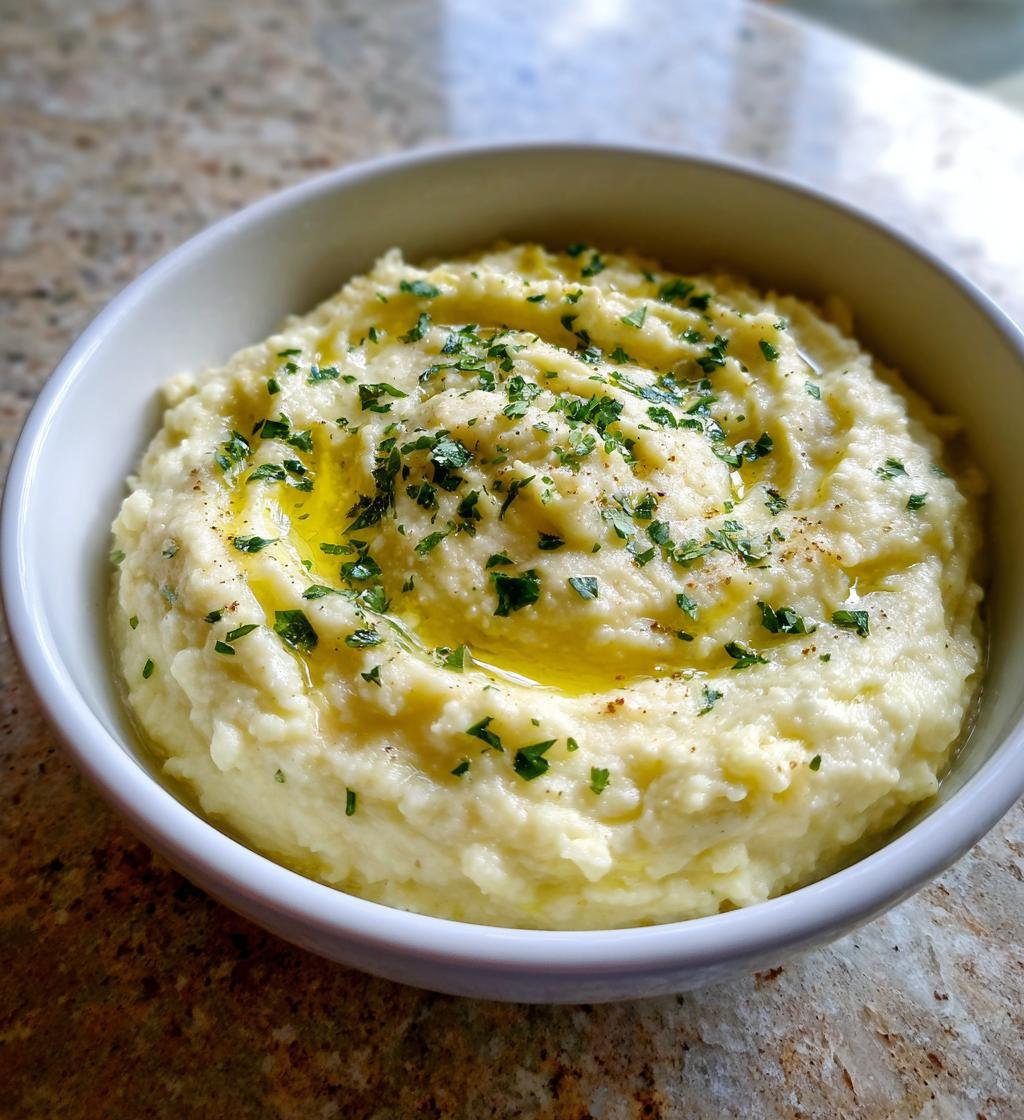 Garlic White Bean Mash