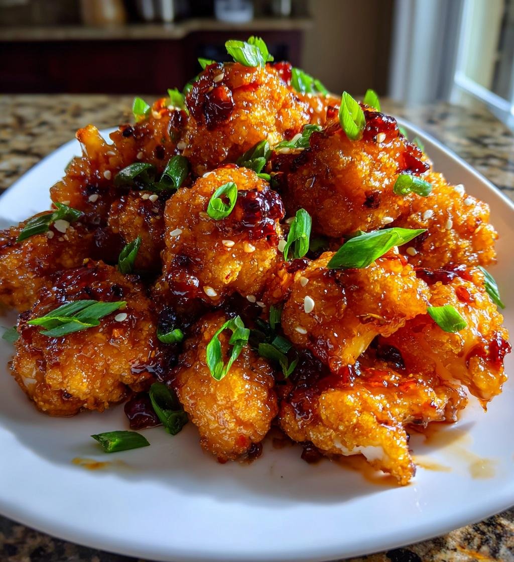 General Tso's Cauliflower - detail 1