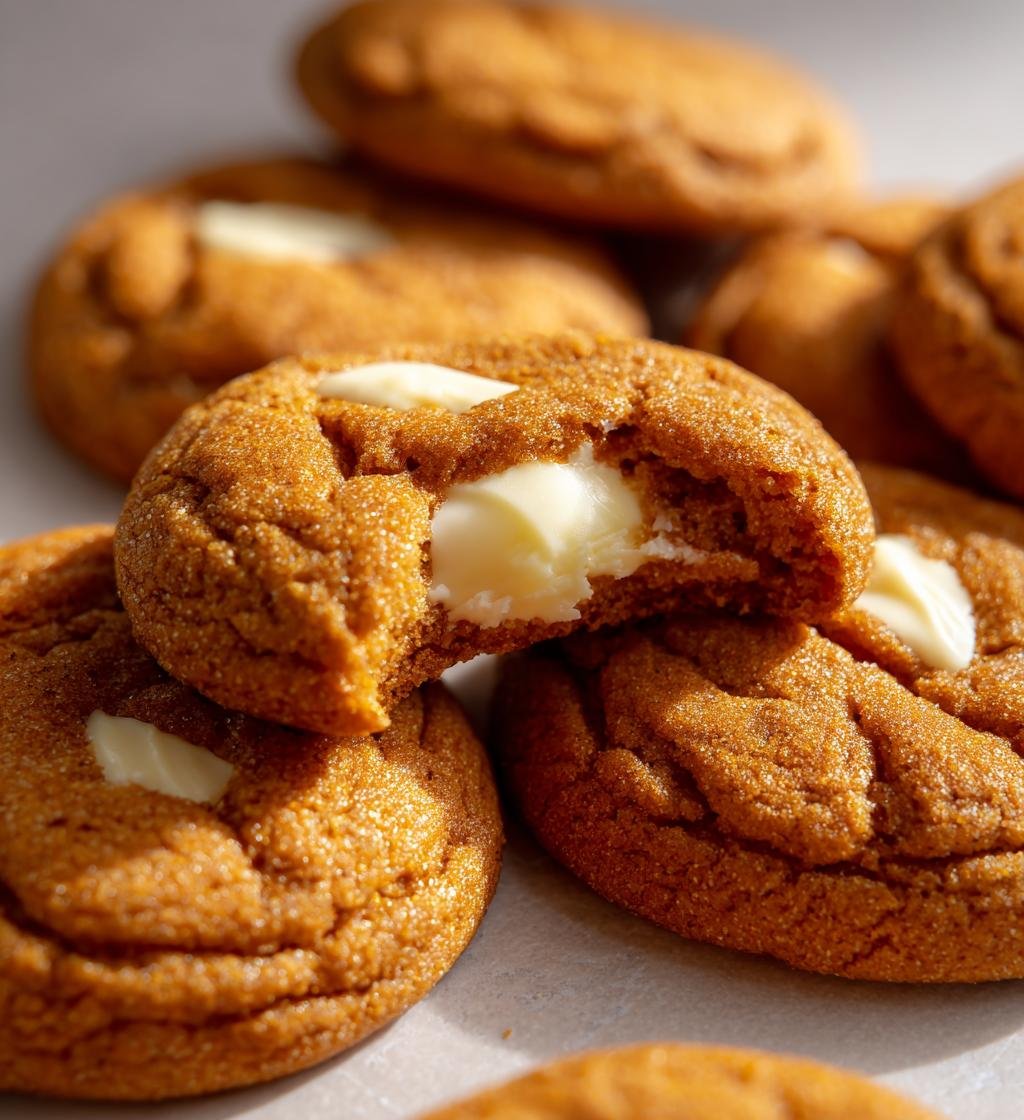 Gingerbread Cheesecake Cookies