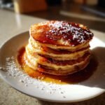 Gingerbread Pancakes With Spiced Syrup
