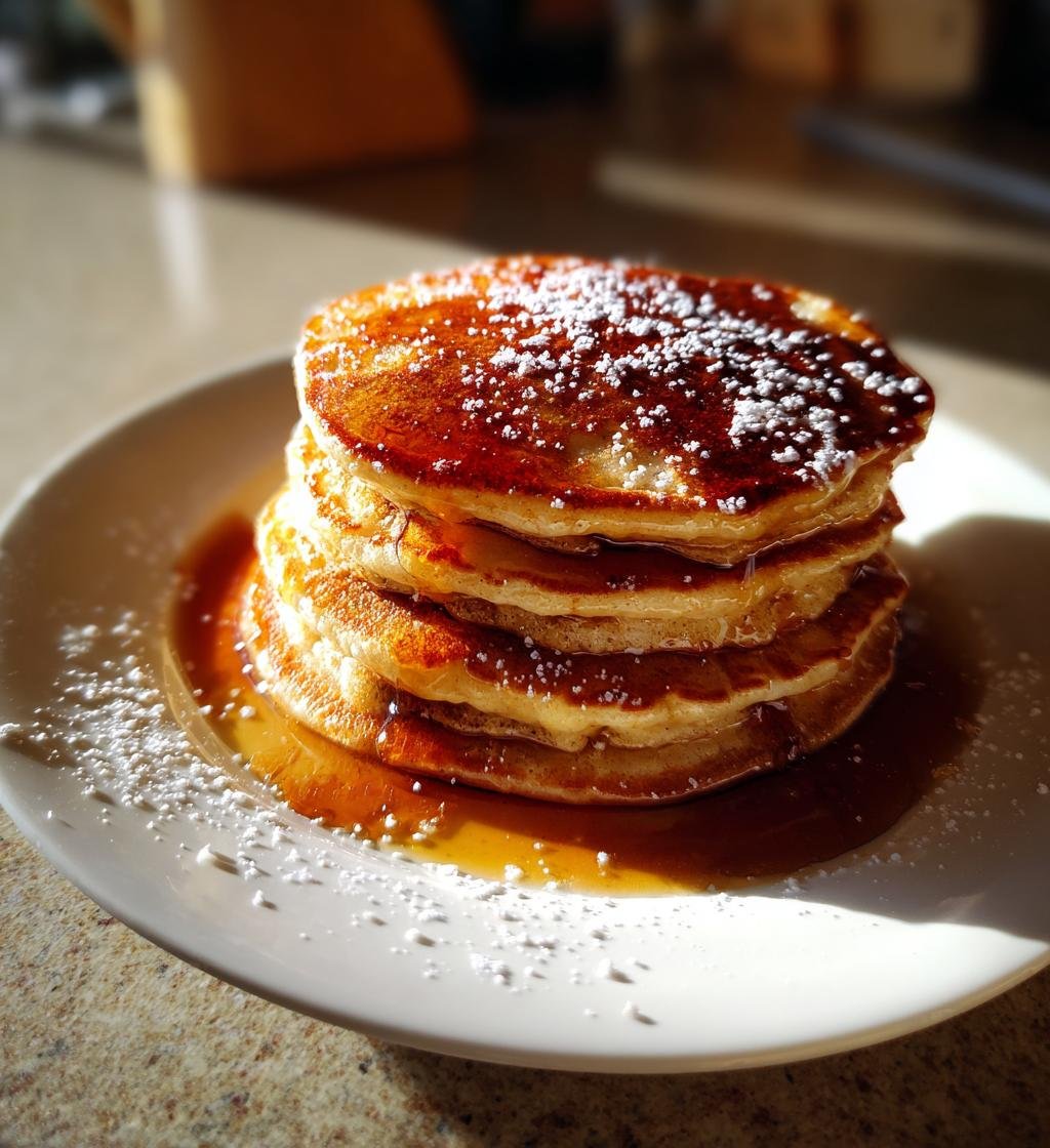 Gingerbread Pancakes With Spiced Syrup