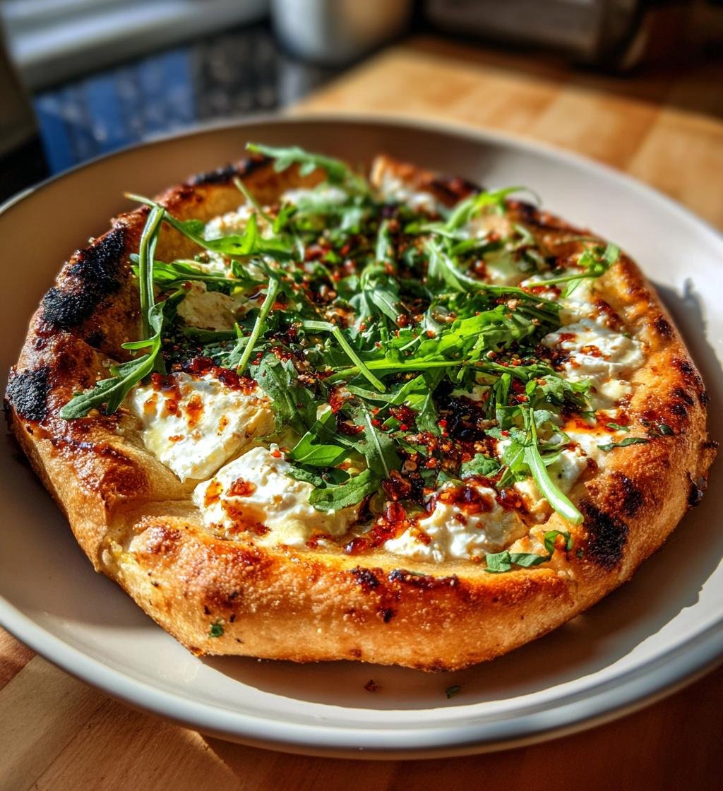 Grilled Honey Goat Cheese Pizza