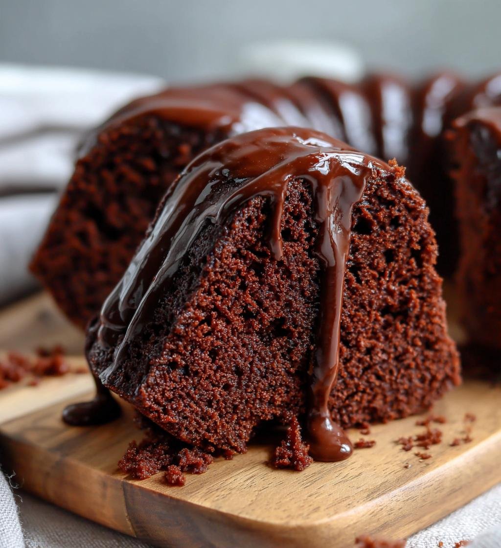 Guinness Chocolate Bundt Cake - detail 1