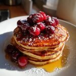 Healthy Cherry Pancakes