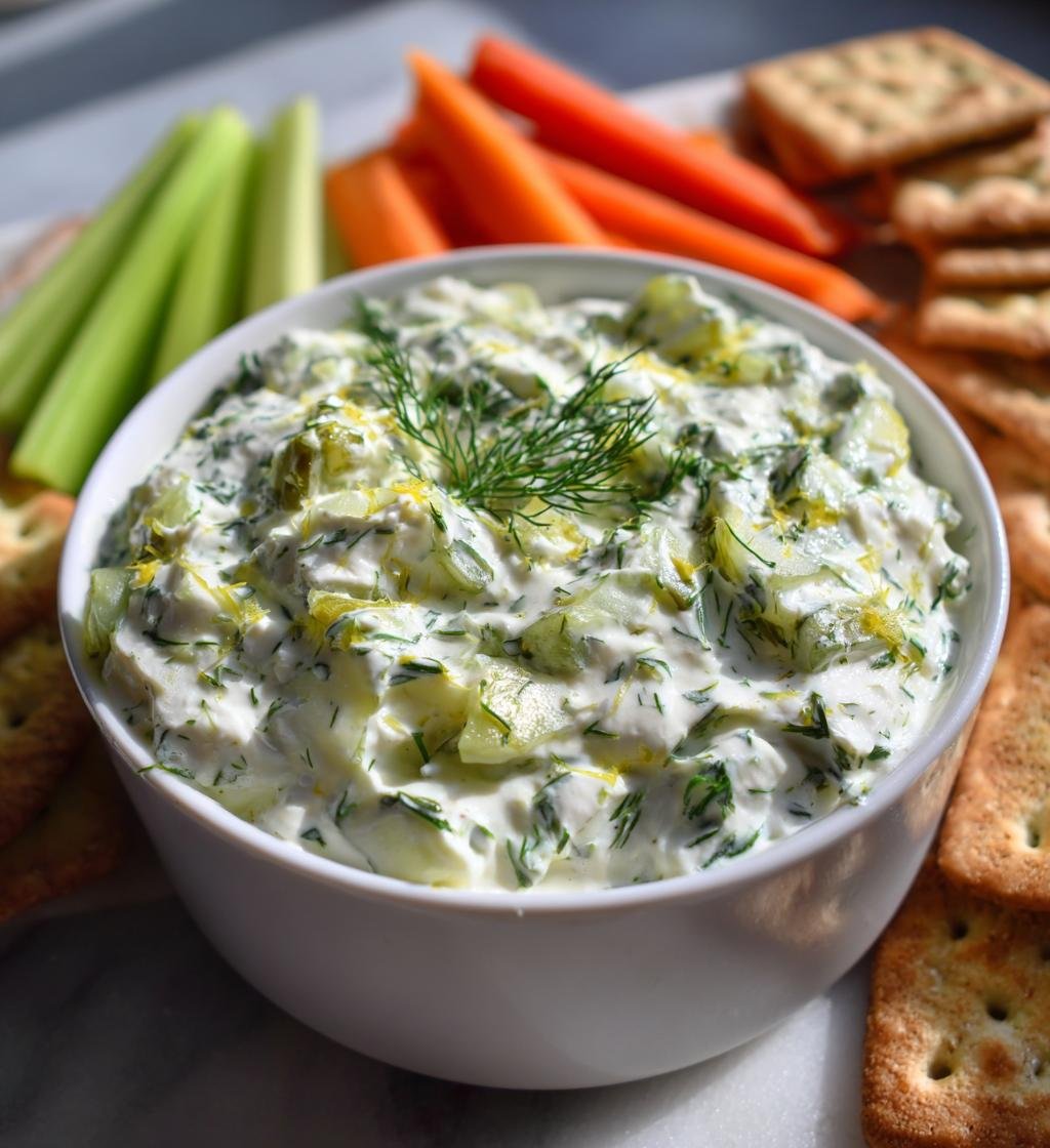 Healthy Dill Pickle Cottage Cheese Ranch - detail 1