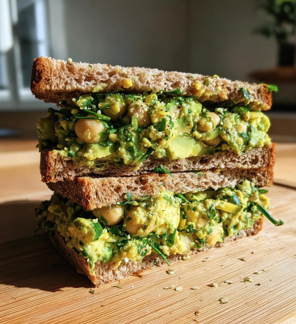 High Protein Avocado White Bean Sandwich - detail 1