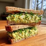 High Protein Avocado White Bean Sandwich