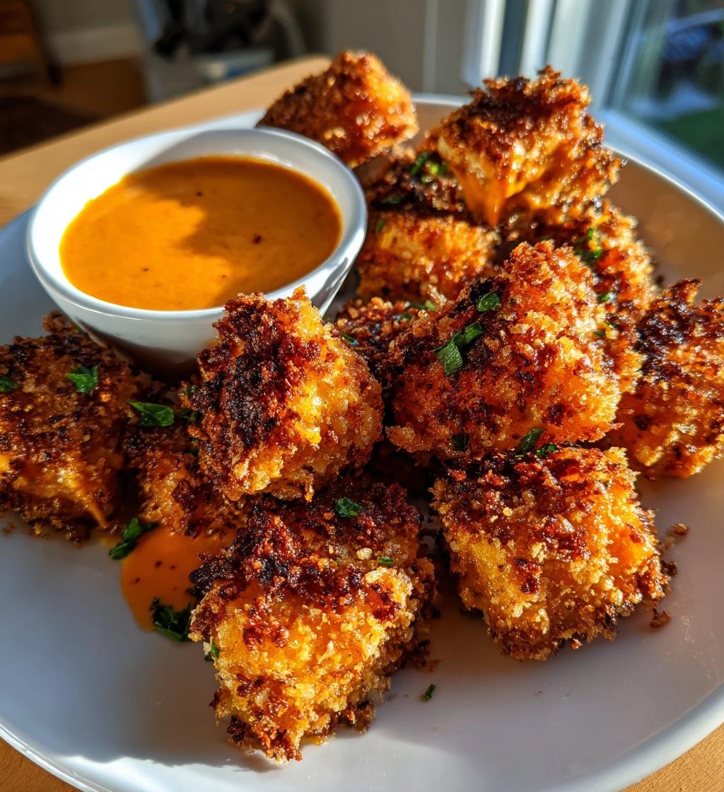 Homemade Crispy Bang Bang Salmon Bites - detail 1