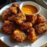 Homemade Crispy Bang Bang Salmon Bites