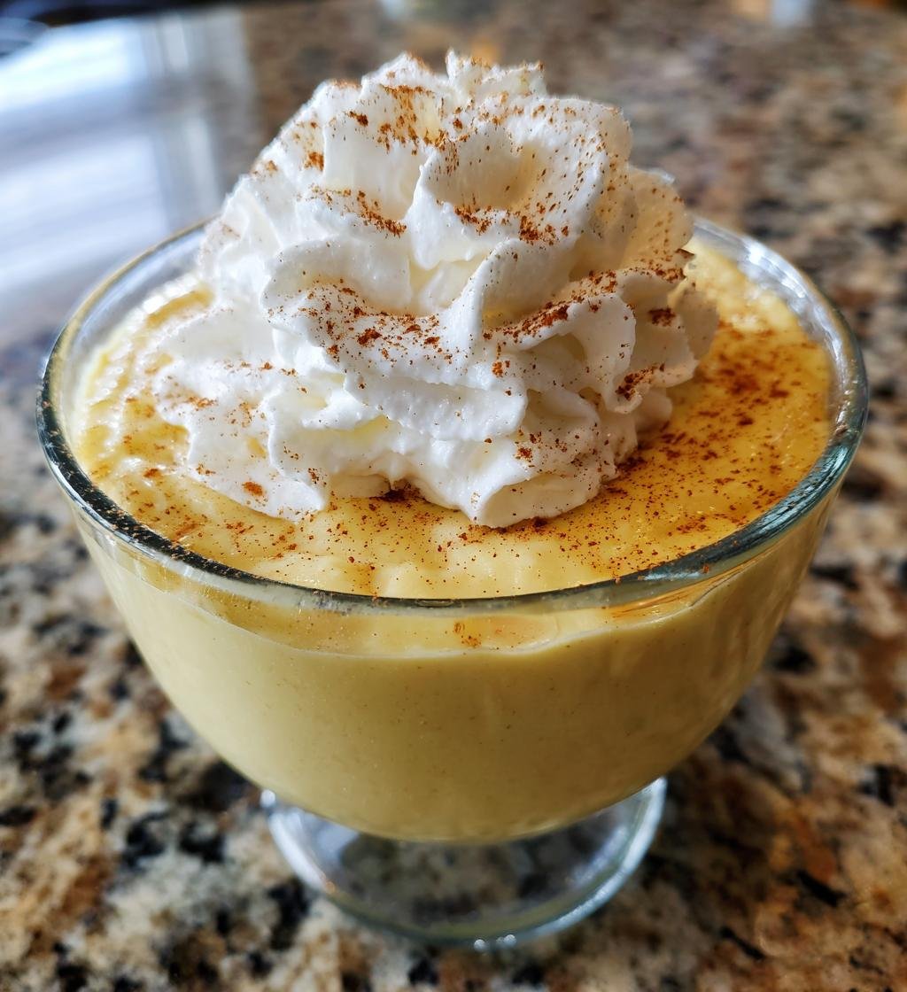 Homemade Eggnog Pudding - detail 1