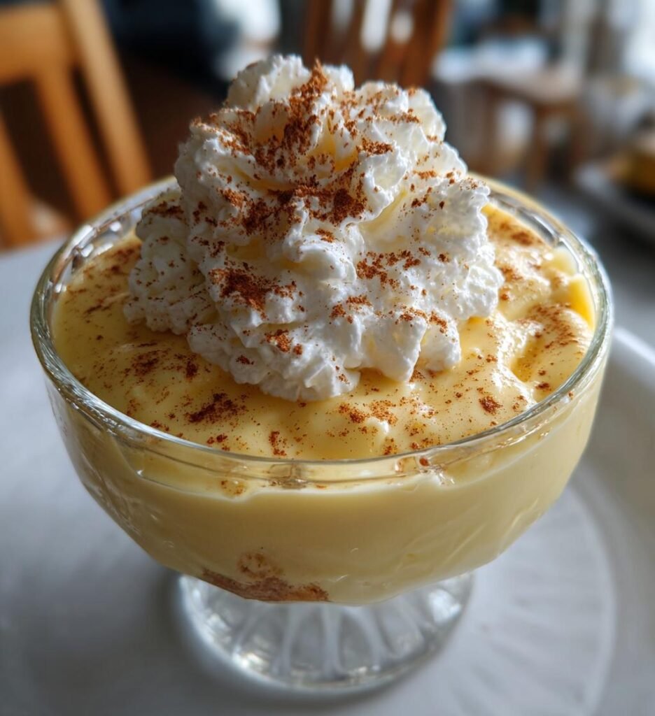 Homemade Eggnog Pudding