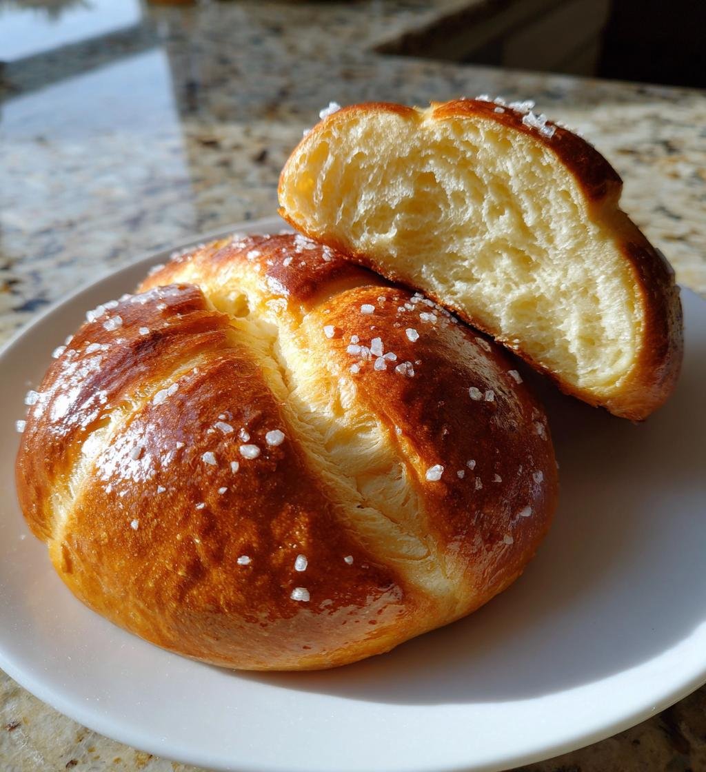 Homemade Pretzel Hot Dog Buns - detail 1