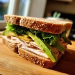 Honey Mustard Turkey Avocado Sandwich