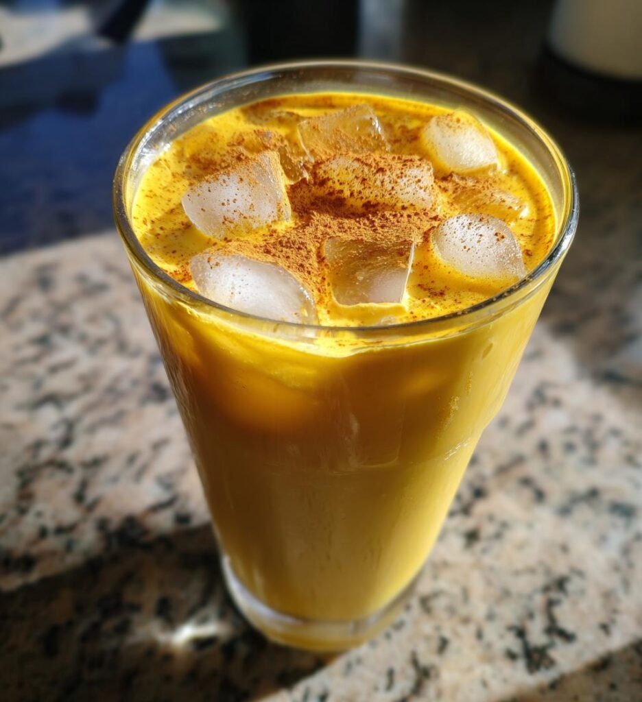 Iced Golden Milk Turmeric Latte