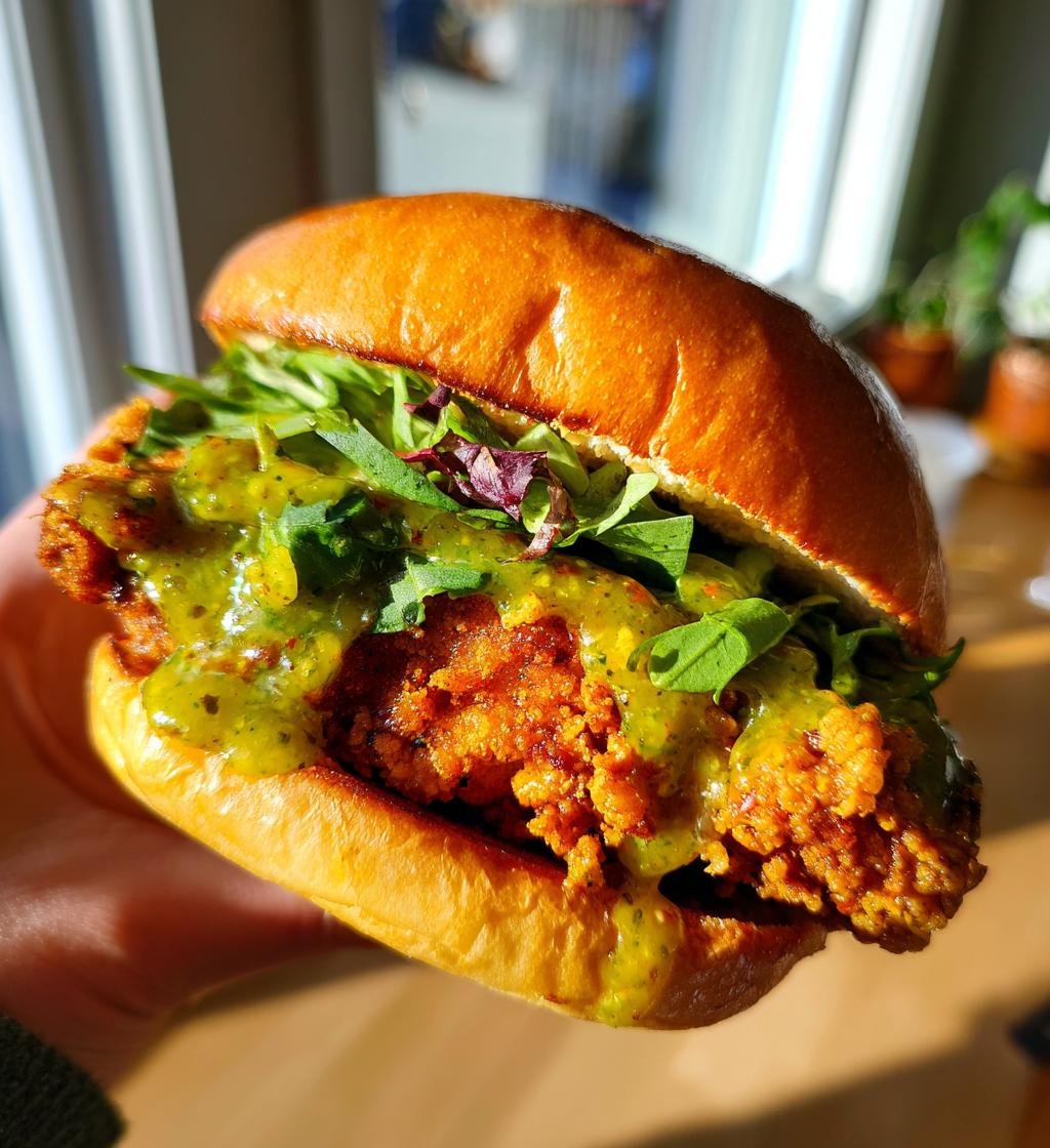 Jalapeno Honey Drenched Crispy Fried Chicken Sandwich - detail 1