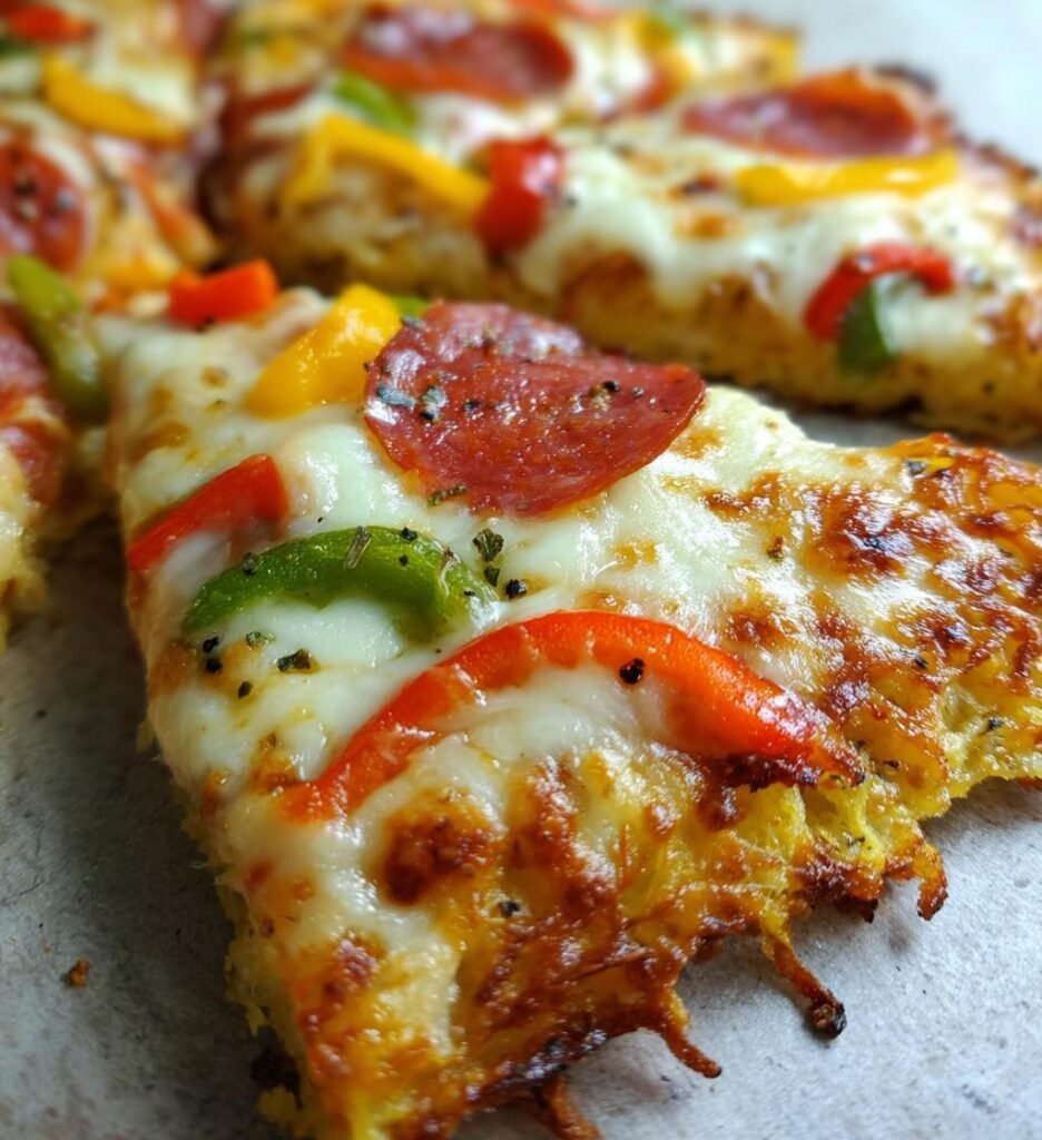 Keto Spaghetti Squash Pizza