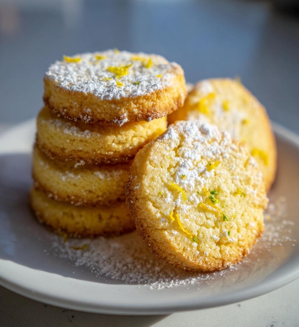 Lemon Lavender Shortbread Cookies - detail 1