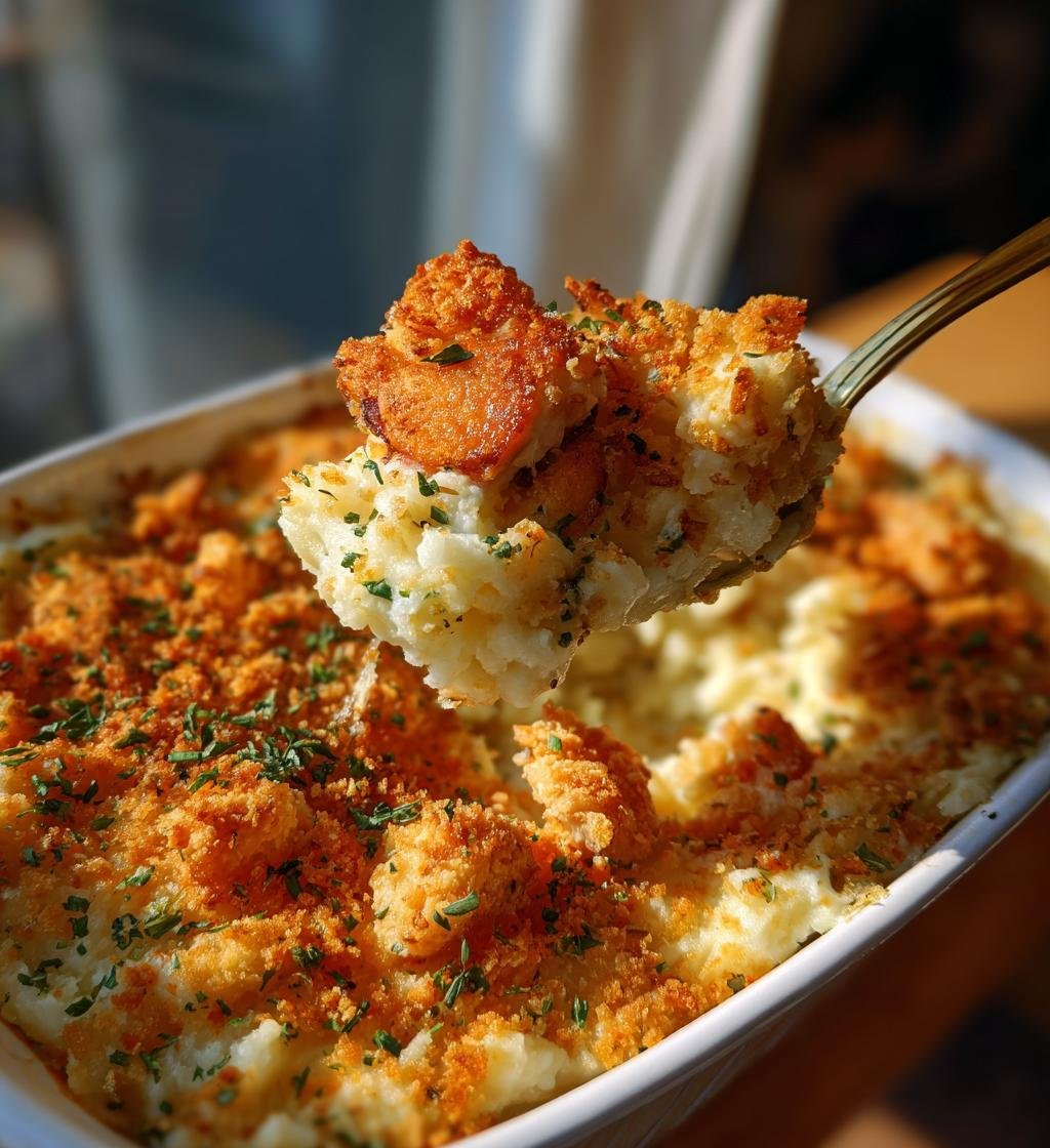 Mashed Potato Casserole with Crispy Chicken - detail 1