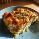 Mashed Potato Casserole with Crispy Chicken