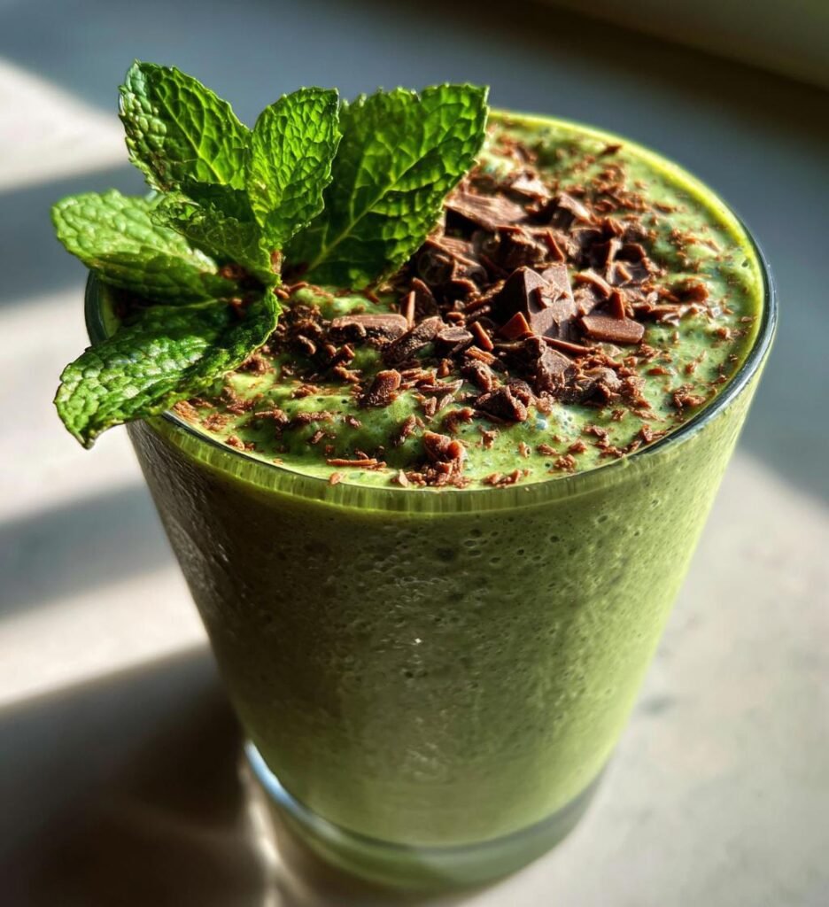 Mint Chip Spirulina Smoothie