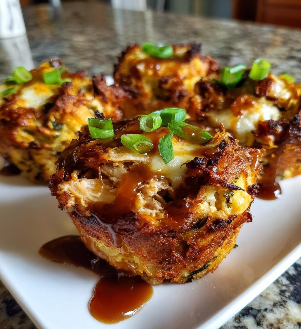 Muffin Tin Turkey & Stuffing Cups With Gravy