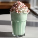 No Churn Peppermint Ice Cream Milkshake