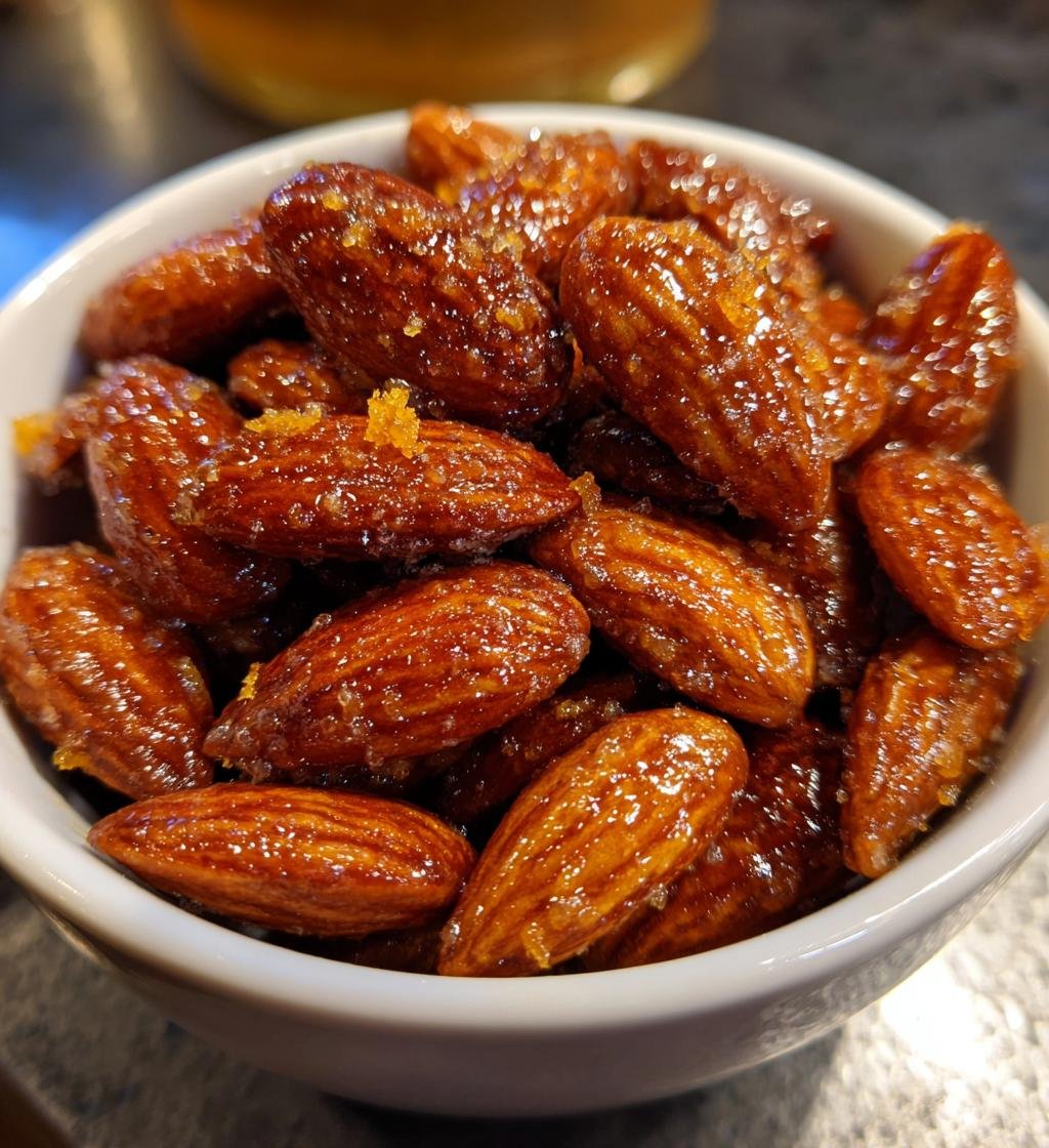 Orange Candied Almonds - detail 1