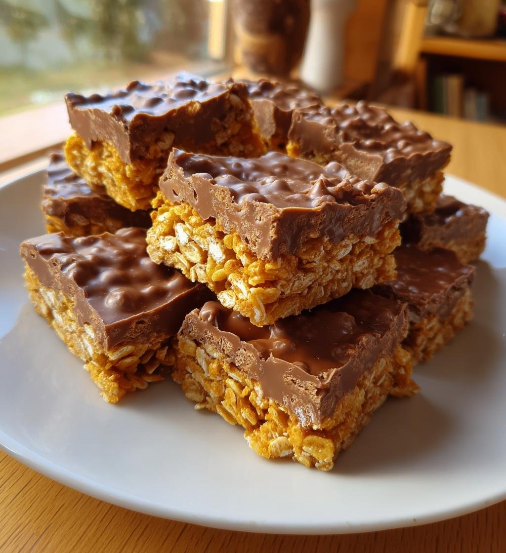 Peanut Butter Cornflake Marshmallow Bars - detail 1
